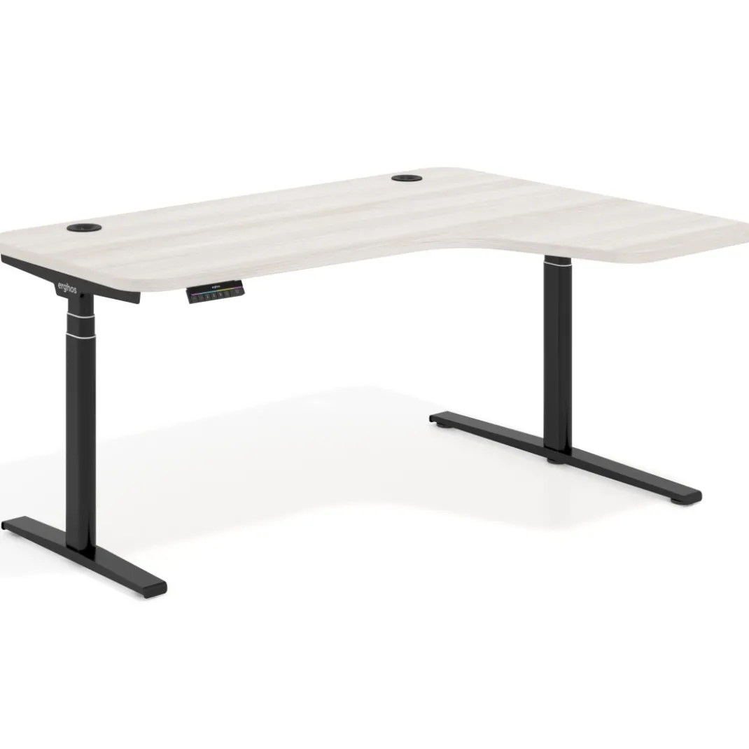 Escritorio Ergonómico Elevable Erghos Axis estructura negra