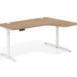 Escritorio Ergonómico Elevable Erghos Axis estructura blanca