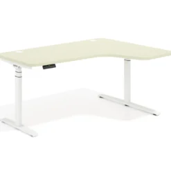 Escritorio Ergonómico Elevable Erghos Axis estructura blanca