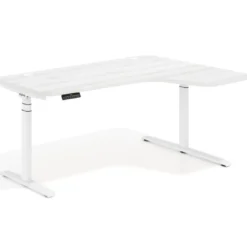 Escritorio Ergonómico Elevable Erghos Axis estructura blanca