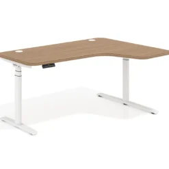 Escritorio Ergonómico Elevable Erghos Axis estructura blanca