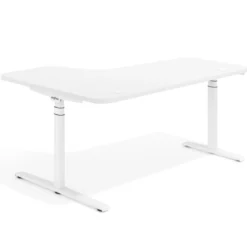 Escritorio Ergonómico Elevable Erghos Axis estructura blanca