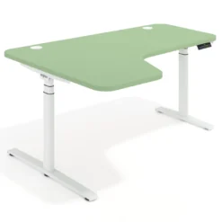 Escritorio Ergonómico Elevable Erghos Axis estructura blanca