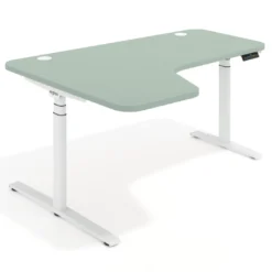 Escritorio Ergonómico Elevable Erghos Axis estructura blanca