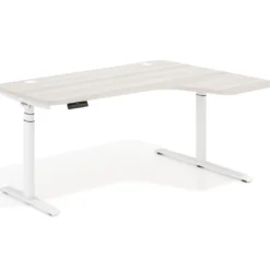 Escritorio Ergonómico Elevable Erghos Axis estructura blanca