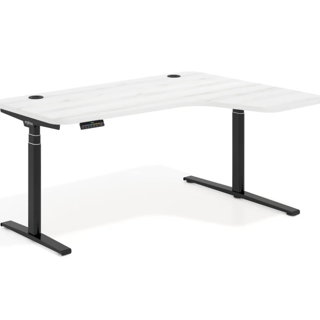 Escritorio Ergonómico Elevable Erghos Axis estructura negra