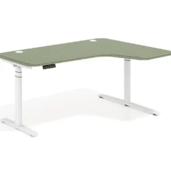 Escritorio Ergonómico Elevable Erghos Axis estructura blanca