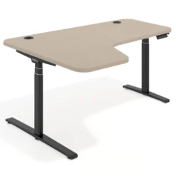 Escritorio Ergonómico Elevable Erghos Axis estructura negra