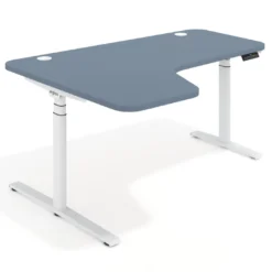 Escritorio Ergonómico Elevable Erghos Axis estructura blanca