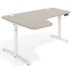 Escritorio Ergonómico Elevable Erghos Axis estructura blanca