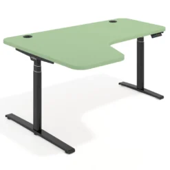 Escritorio Ergonómico Elevable Erghos Axis estructura negra