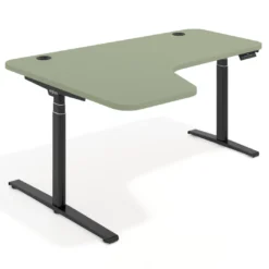 Escritorio Ergonómico Elevable Erghos Axis estructura negra