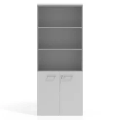 Estantería de oficina Basic 193x80cm con puerta baja