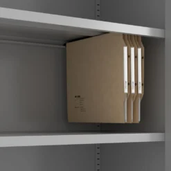 Estanteria metálica de oficina sin puertas Strong 185x92cm