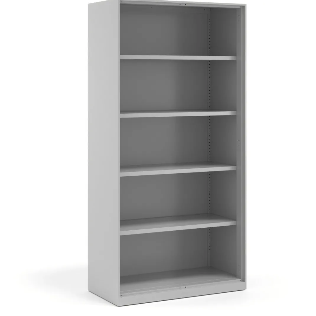 Estanteria metálica de oficina sin puertas Strong 185x92cm