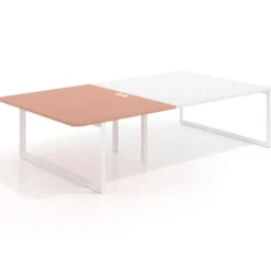 Mesa de cabecera Delta para bench 166 estructura blanca