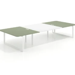 Mesa de cabecera Delta para bench 166 estructura blanca