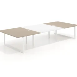 Mesa de cabecera Delta para bench 166 estructura blanca