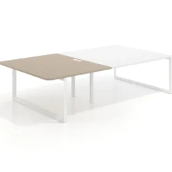 Mesa de cabecera Delta para bench 166 estructura blanca