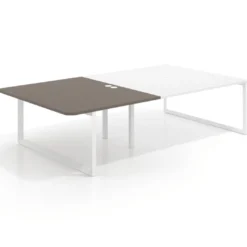 Mesa de cabecera Delta para bench 166 estructura blanca