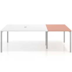 Mesa de cabecera kube para bench 166 estructura aluminio