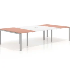 Mesa de cabecera kube para bench 166 estructura aluminio