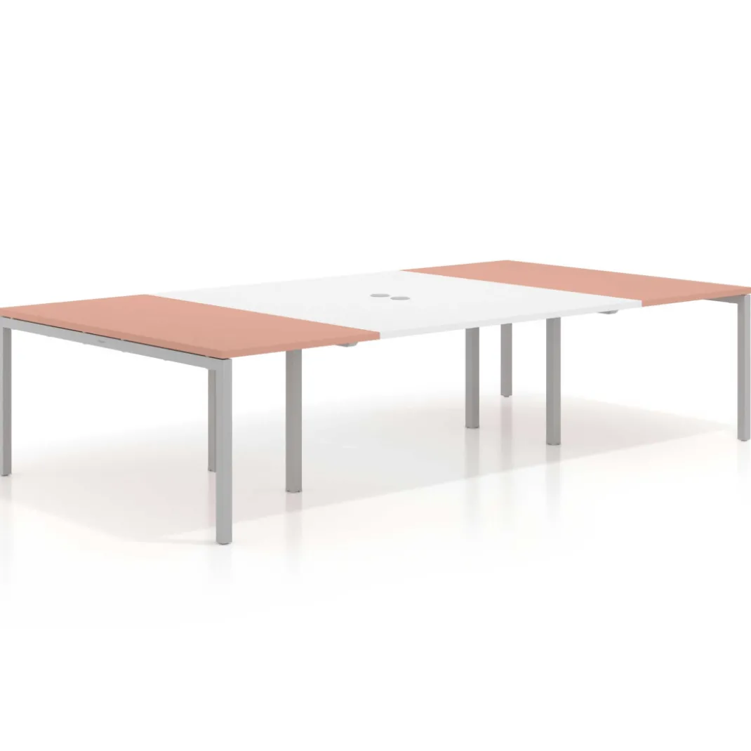 Mesa de cabecera kube para bench 166 estructura aluminio