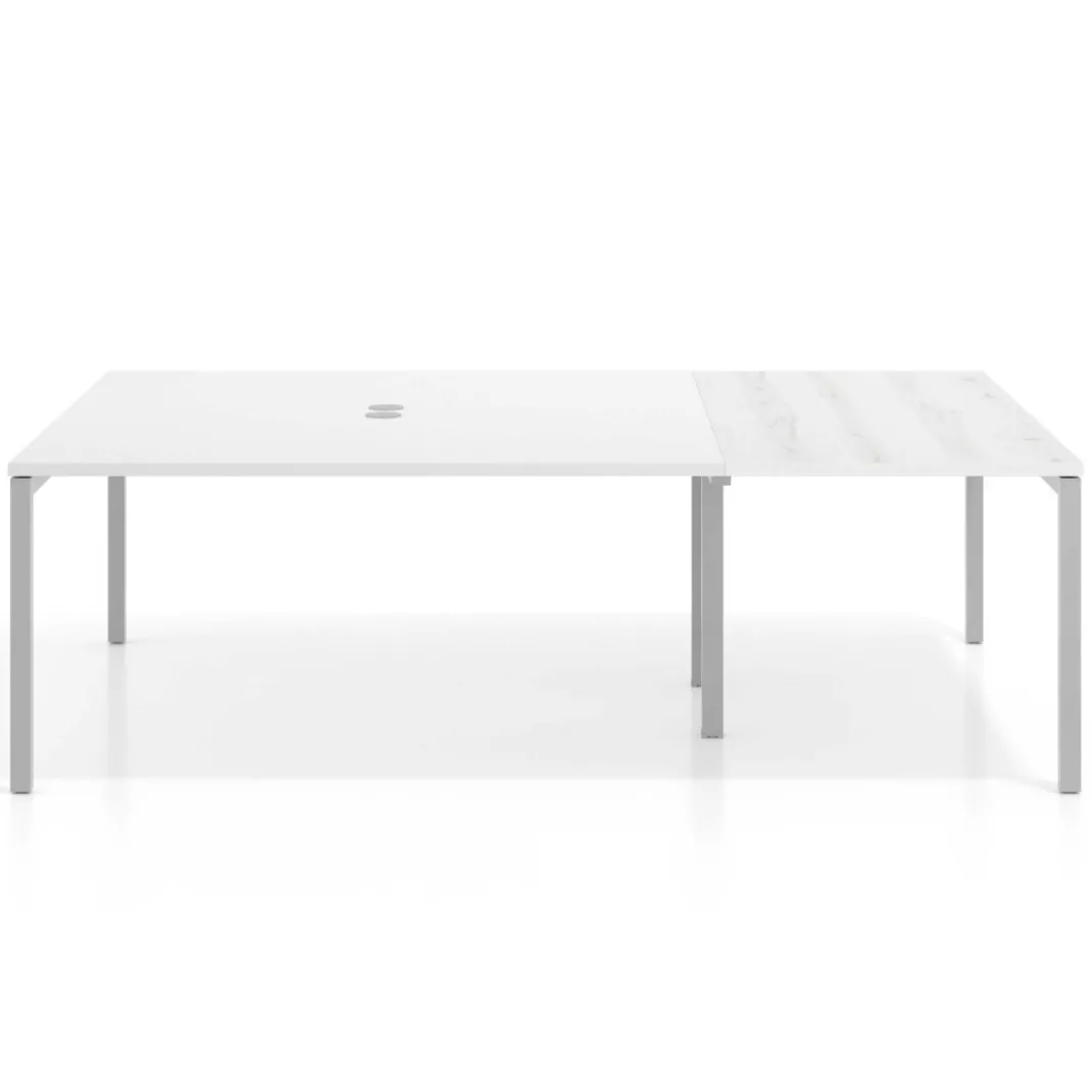 Mesa de cabecera kube para bench 166 estructura aluminio