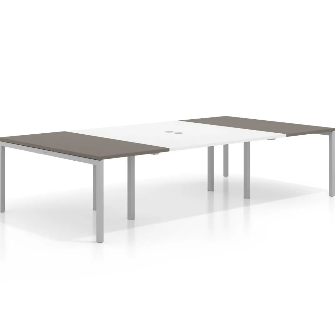 Mesa de cabecera kube para bench 166 estructura aluminio