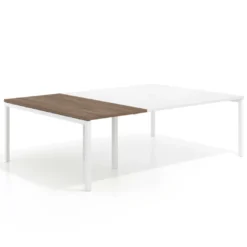 Mesa de cabecera kube para bench 166 estructura blanca