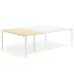 Mesa de cabecera kube para bench 166 estructura blanca