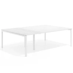 Mesa de cabecera kube para bench 166 estructura blanca