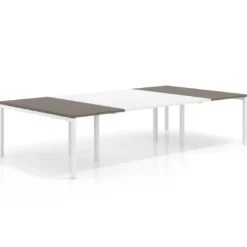 Mesa de cabecera kube para bench 166 estructura blanca