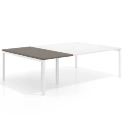 Mesa de cabecera kube para bench 166 estructura blanca
