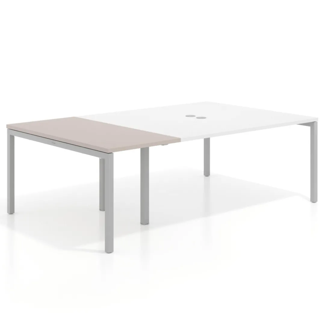 Mesa de cabecera kube para bench 142 estructura aluminio