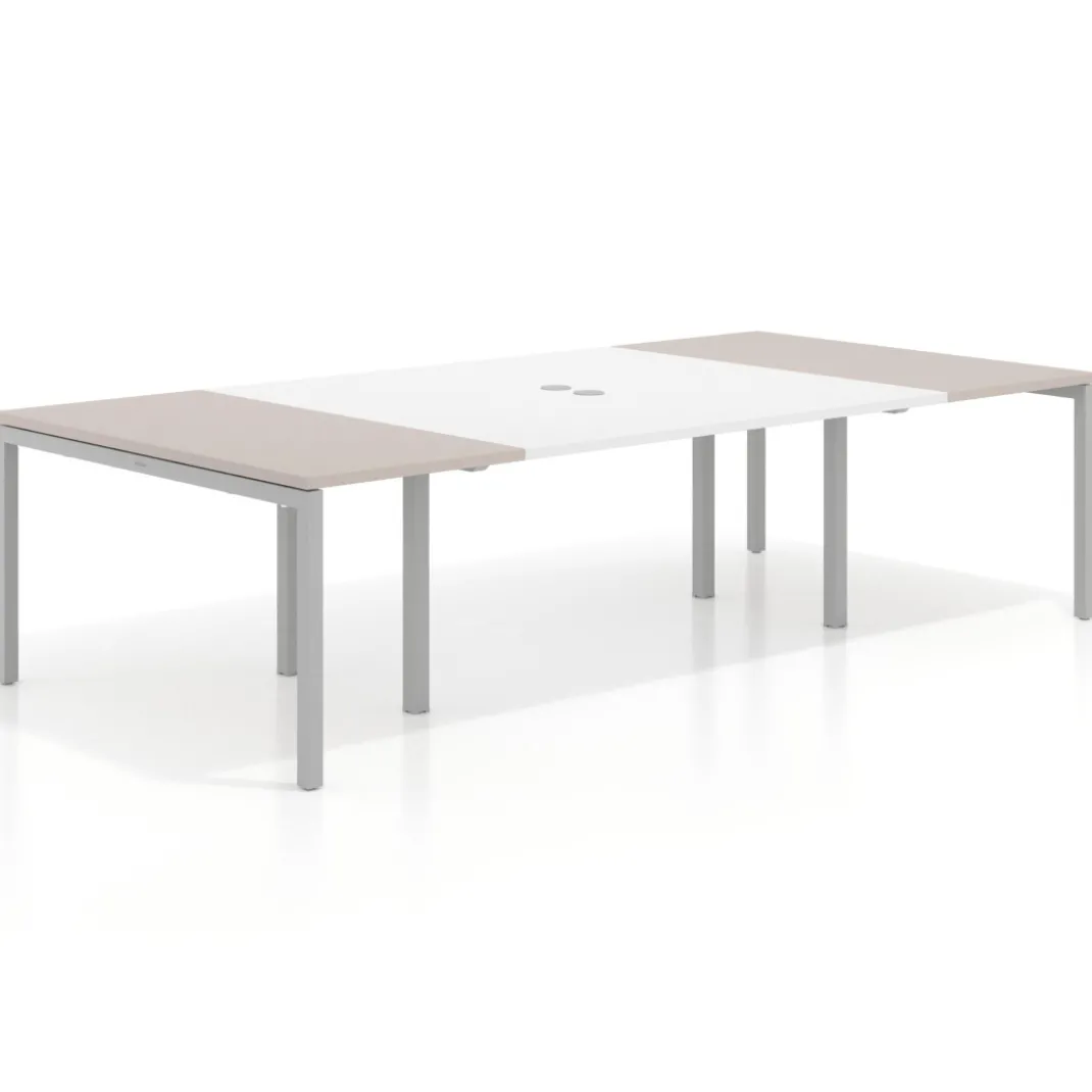 Mesa de cabecera kube para bench 142 estructura aluminio