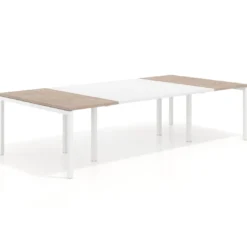 Mesa de cabecera kube para bench 142 estructura blanca