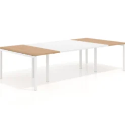 Mesa de cabecera kube para bench 142 estructura blanca