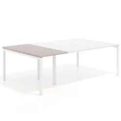 Mesa de cabecera kube para bench 142 estructura blanca