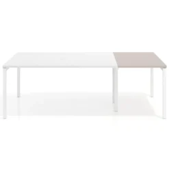 Mesa de cabecera kube para bench 142 estructura blanca