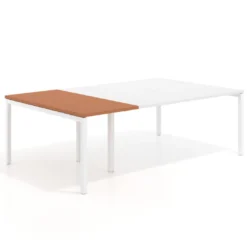 Mesa de cabecera kube para bench 142 estructura blanca