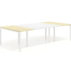Mesa de cabecera kube para bench 142 estructura blanca