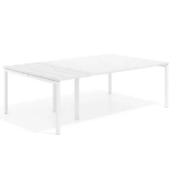 Mesa de cabecera kube para bench 142 estructura blanca
