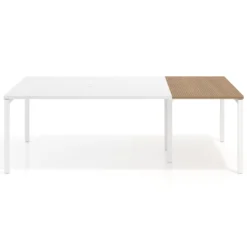Mesa de cabecera kube para bench 142 estructura blanca