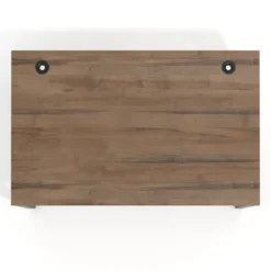 Mesa de despacho ejecutiva Delta fondo 100cm, estructura negra