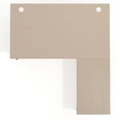 Mesa de dirección en L Arki fondo 100cm, patas de madera