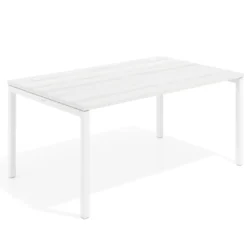 Mesa de dirección Kube fondo 100cm estructura blanca