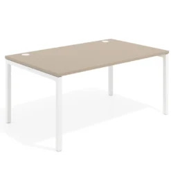 Mesa de dirección Kube fondo 100cm estructura blanca