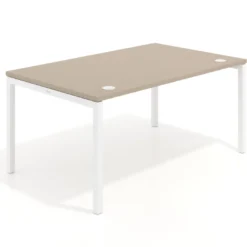 Mesa de dirección Kube fondo 100cm estructura blanca