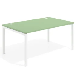 Mesa de dirección Kube fondo 100cm estructura blanca